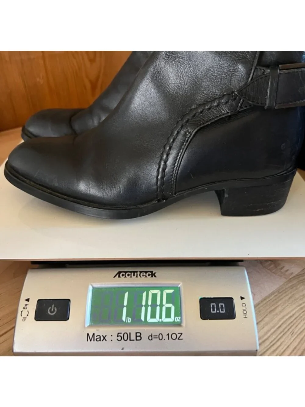 Tods Black Leather Chelsea Ankle Boots With Buckle Detail Size 34 EU Size 4 US
